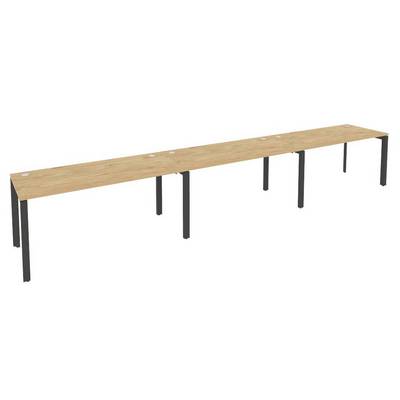 Onix O.MP-RS-3.4.7 (Тиквуд Светлый/Антрацит) Рабочая станция на П-образном м/к