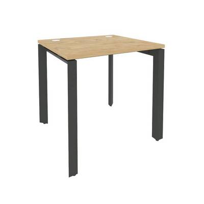 Onix O.MP-SP-0.7 (Тиквуд Светлый/Антрацит) Стол рабочий на П-образном м/к