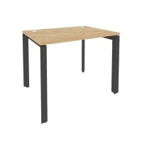 Onix O.MP-SP-1.7 (Тиквуд Светлый/Антрацит) Стол рабочий на П-образном м/к