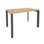 Onix O.MP-SP-2.7 (Тиквуд Светлый/Антрацит) Стол рабочий на П-образном м/к