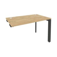 Onix O.MP-SPR-2.7 (Тиквуд Светлый/Антрацит) Стол-приставка на П-образном м/к к опорным элементам