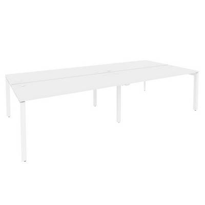 Onix O.MP-D.RS-4.4.7 (Белый Бриллиант/Белый) Рабочая станция на П-образном м/к