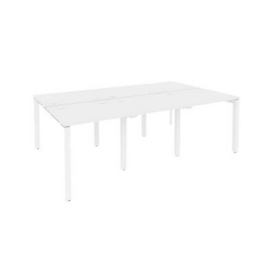 Onix O.MP-D.RS-6.0.7 (Белый Бриллиант/Белый) Рабочая станция на П-образном м/к