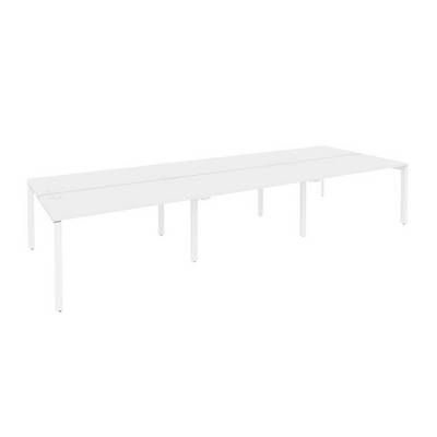 Onix O.MP-D.RS-6.3.7 (Белый Бриллиант/Белый) Рабочая станция на П-образном м/к