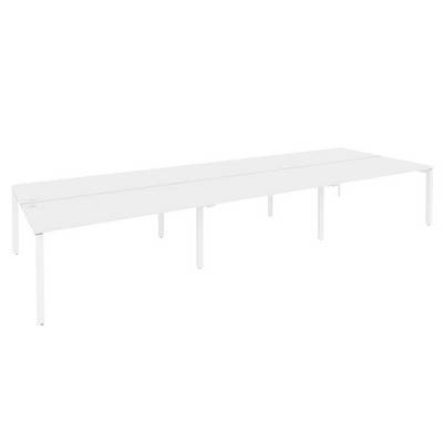 Onix O.MP-D.RS-6.4.8 (Белый Бриллиант/Белый) Рабочая станция на П-образном м/к