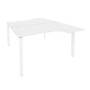 Onix O.MP-D.SA-2 (Белый Бриллиант/Белый) Рабочая станция на П-образном м/к