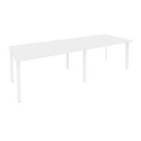 Onix O.MP-PRG-2.3 (Белый Бриллиант/Белый) Стол переговорный (2 столешницы)