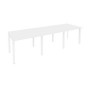 Onix O.MP-PRG-3.1 (Белый Бриллиант/Белый) Стол переговорный (3 столешницы)