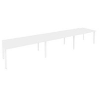 Onix O.MP-PRG-3.4 (Белый Бриллиант/Белый) Стол переговорный (3 столешницы)