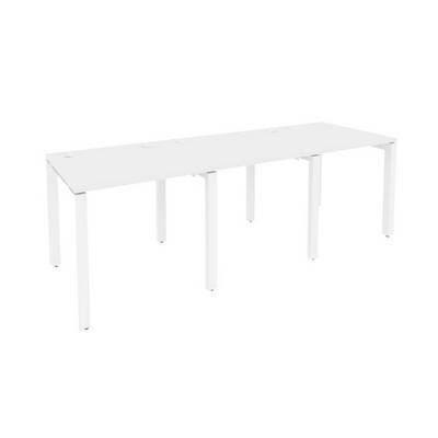 Onix O.MP-RS-3.0.8 (Белый Бриллиант/Белый) Рабочая станция на П-образном м/к