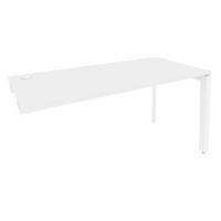 Onix O.MP-SPR-4.7 (Белый Бриллиант/Белый) Стол-приставка на П-образном м/к к опорным элементам