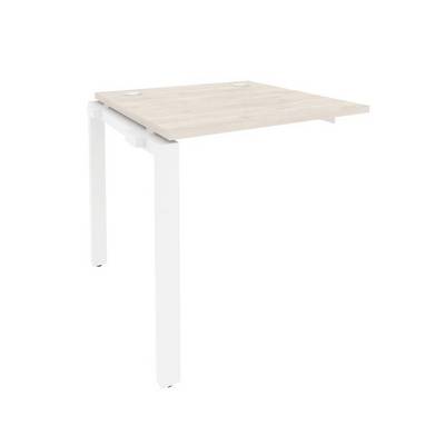 Onix O.MP-1.NRS-0.8 (Денвер Светлый/Белый) Наборный элемент рабочей станции на П-образном м/к