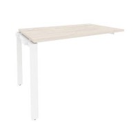 Onix O.MP-1.NRS-2.7 (Денвер Светлый/Белый) Наборный элемент рабочей станции на П-образном м/к