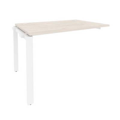 Onix O.MP-1.NRS-2.8 (Денвер Светлый/Белый) Наборный элемент рабочей станции на П-образном м/к