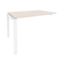 Onix O.MP-1.NRS-2.8 (Денвер Светлый/Белый) Наборный элемент рабочей станции на П-образном м/к