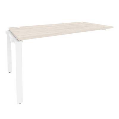 Onix O.MP-1.NRS-4.8 (Денвер Светлый/Белый) Наборный элемент рабочей станции на П-образном м/к