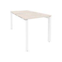 Onix O.MP-D.RS-2.0.7 (Денвер Светлый/Белый) Рабочая станция на П-образном м/к