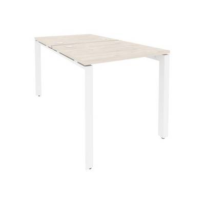 Onix O.MP-D.RS-2.0.7 (Денвер Светлый/Белый) Рабочая станция на П-образном м/к