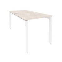 Onix O.MP-D.RS-2.0.8 (Денвер Светлый/Белый) Рабочая станция на П-образном м/к