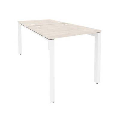 Onix O.MP-D.RS-2.0.8 (Денвер Светлый/Белый) Рабочая станция на П-образном м/к