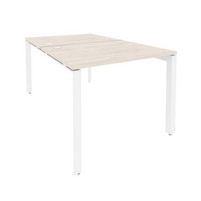 Onix O.MP-D.RS-2.1.8 (Денвер Светлый/Белый) Рабочая станция на П-образном м/к