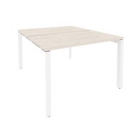 Onix O.MP-D.RS-2.2.7 (Денвер Светлый/Белый) Рабочая станция на П-образном м/к