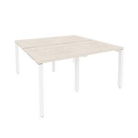 Onix O.MP-D.RS-4.0.8 (Денвер Светлый/Белый) Рабочая станция на П-образном м/к