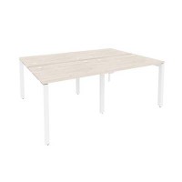 Onix O.MP-D.RS-4.1.7 (Денвер Светлый/Белый) Рабочая станция на П-образном м/к