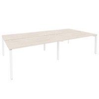 Onix O.MP-D.RS-4.4.8 (Денвер Светлый/Белый) Рабочая станция на П-образном м/к