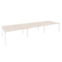 Onix O.MP-D.RS-6.4.7 (Денвер Светлый/Белый) Рабочая станция на П-образном м/к