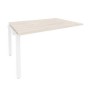 Onix O.MP-NPRG-3 (Денвер Светлый/Белый) Проходной наборный элемент переговорного стола