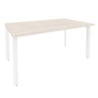 Onix O.MP-PRG-1.4 (Денвер Светлый/Белый) Стол переговорный (1 столешница)