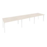 Onix O.MP-PRG-3.3 (Денвер Светлый/Белый) Стол переговорный (3 столешницы)