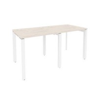 Onix O.MP-RS-2.0.7 (Денвер Светлый/Белый) Рабочая станция на П-образном м/к