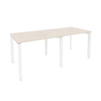 Onix O.MP-RS-2.1.8 (Денвер Светлый/Белый) Рабочая станция на П-образном м/к