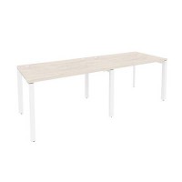 Onix O.MP-RS-2.2.8 (Денвер Светлый/Белый) Рабочая станция на П-образном м/к