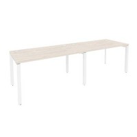 Onix O.MP-RS-2.3.8 (Денвер Светлый/Белый) Рабочая станция на П-образном м/к