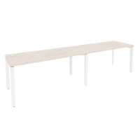 Onix O.MP-RS-2.4.7 (Денвер Светлый/Белый) Рабочая станция на П-образном м/к