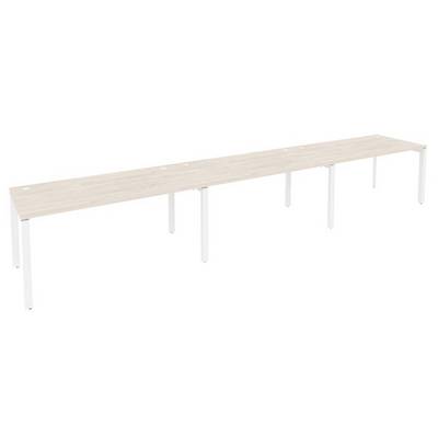 Onix O.MP-RS-3.4.8 (Денвер Светлый/Белый) Рабочая станция на П-образном м/к