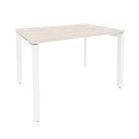 Onix O.MP-SP-2.8 (Денвер Светлый/Белый) Стол рабочий на П-образном м/к