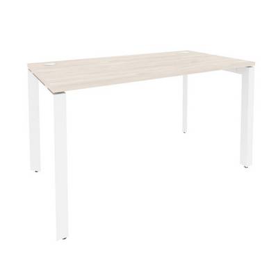 Onix O.MP-SP-3.7 (Денвер Светлый/Белый) Стол рабочий на П-образном м/к
