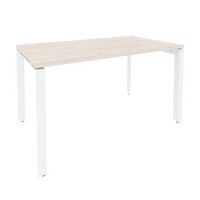 Onix O.MP-SP-3.8 (Денвер Светлый/Белый) Стол рабочий на П-образном м/к