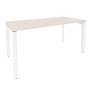 Onix O.MP-SP-4.7 (Денвер Светлый/Белый) Стол рабочий на П-образном м/к
