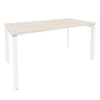 Onix O.MP-SP-4.8 (Денвер Светлый/Белый) Стол рабочий на П-образном м/к