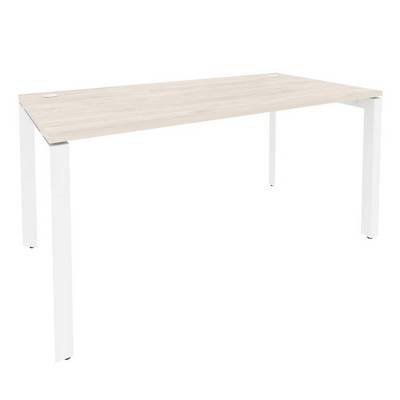 Onix O.MP-SP-4.8 (Денвер Светлый/Белый) Стол рабочий на П-образном м/к