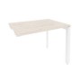 Onix O.MP-SPR-1.7 (Денвер Светлый/Белый) Стол-приставка на П-образном м/к к опорным элементам