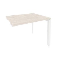 Onix O.MP-SPR-1.8 (Денвер Светлый/Белый) Стол-приставка на П-образном м/к к опорным элементам
