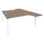 Onix O.MP-D.SA-4 (Дуб Аризона/Белый) Рабочая станция на П-образном м/к