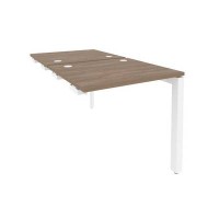 Onix O.MP-D.SPR-0.7 (Дуб Аризона/Белый) Стол-приставка двойной на П-образном м/к к опорным элем.
