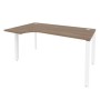 Onix O.MP-SA-1L (Дуб Аризона/Белый) Стол эргономичный левый на П-образном м/к